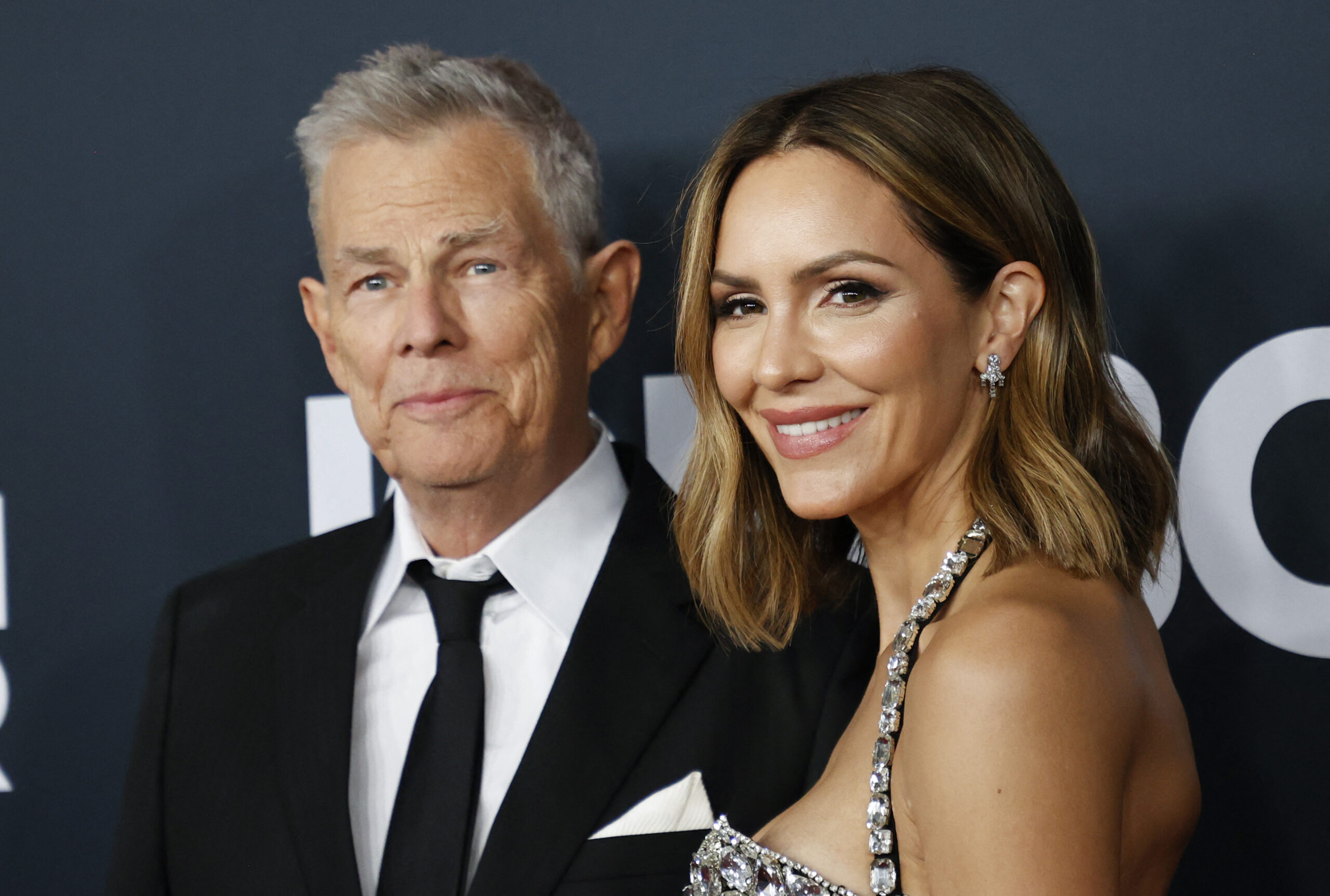 Katharine McPhee and David Foster at the 2024 MusiCares Person of the Year gala at the LA Convention Center in Los Angeles on February 2, 2024 | Source: Getty Images