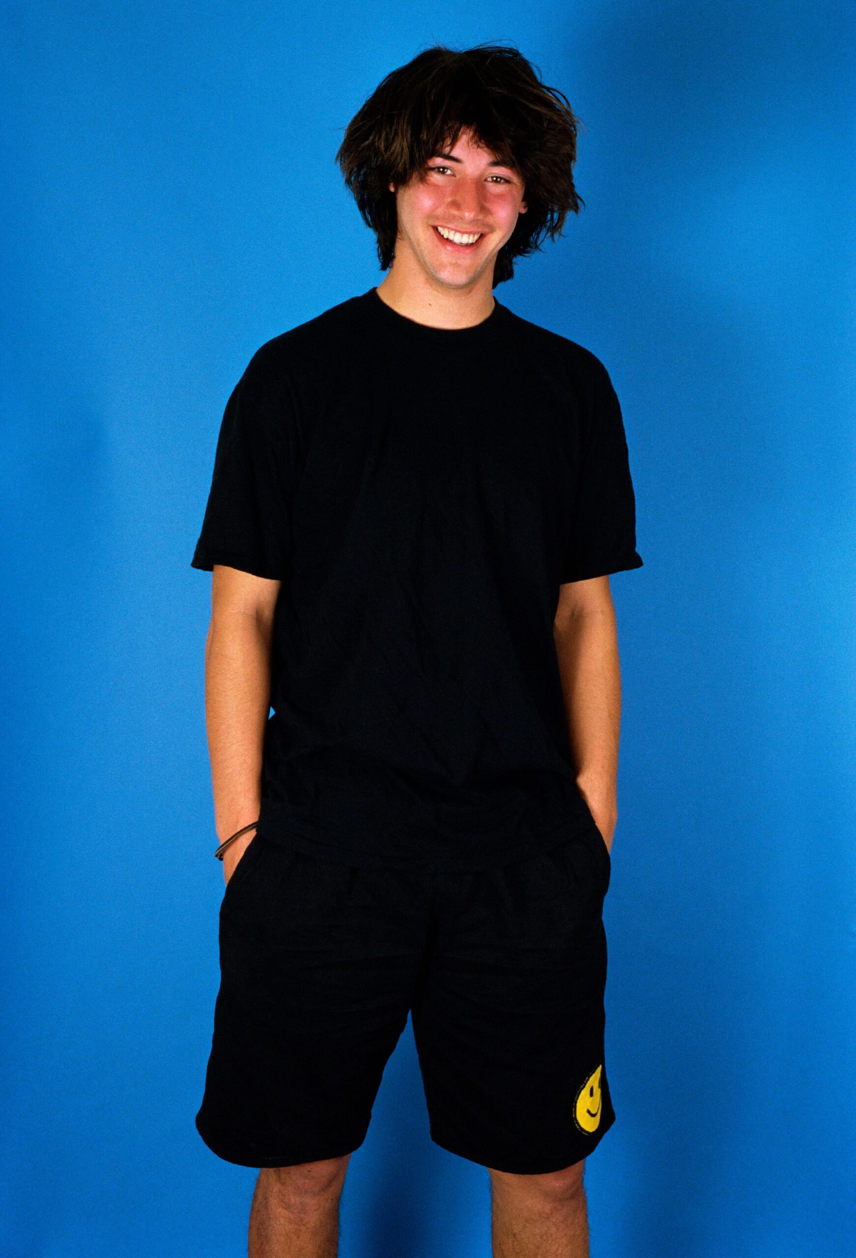 Keanu Reeves poses during a 1987 photo session in West Hollywood, California promoting 