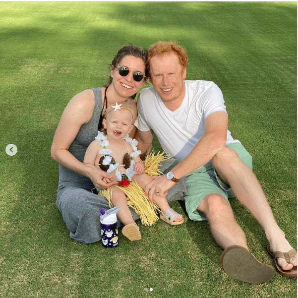 Reed Howard, his  wife Ashley and their daughter Aspen. | Source: Instagram/reedchoward