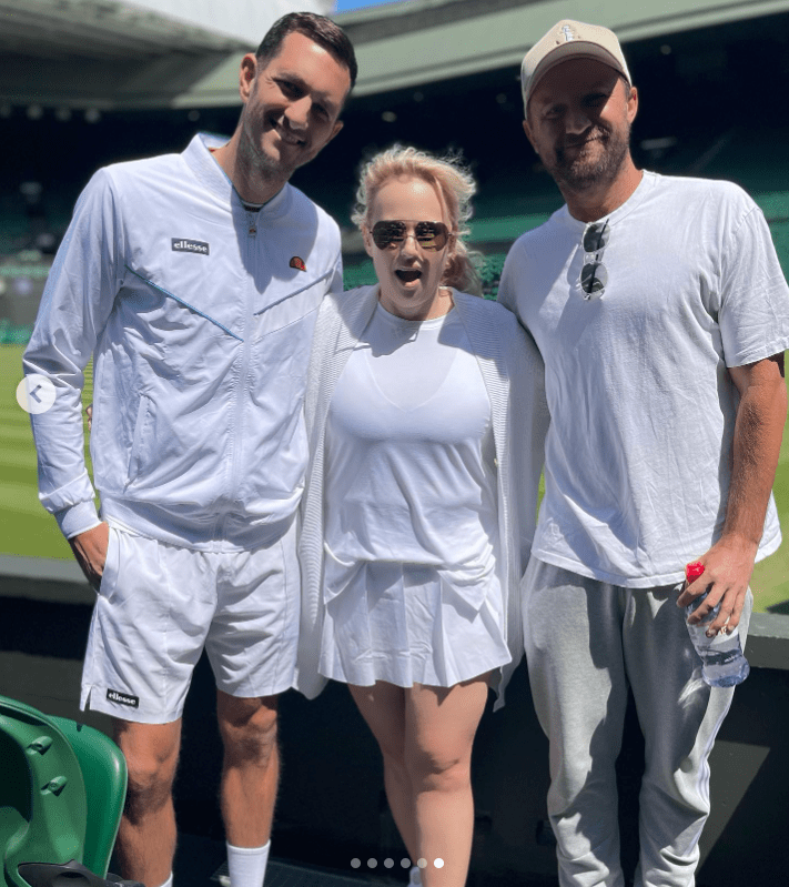 James Ward, Rebel Wilson and Matt Reid from a post dated June 2, 2023 | Source: Instagram/rebelwilson