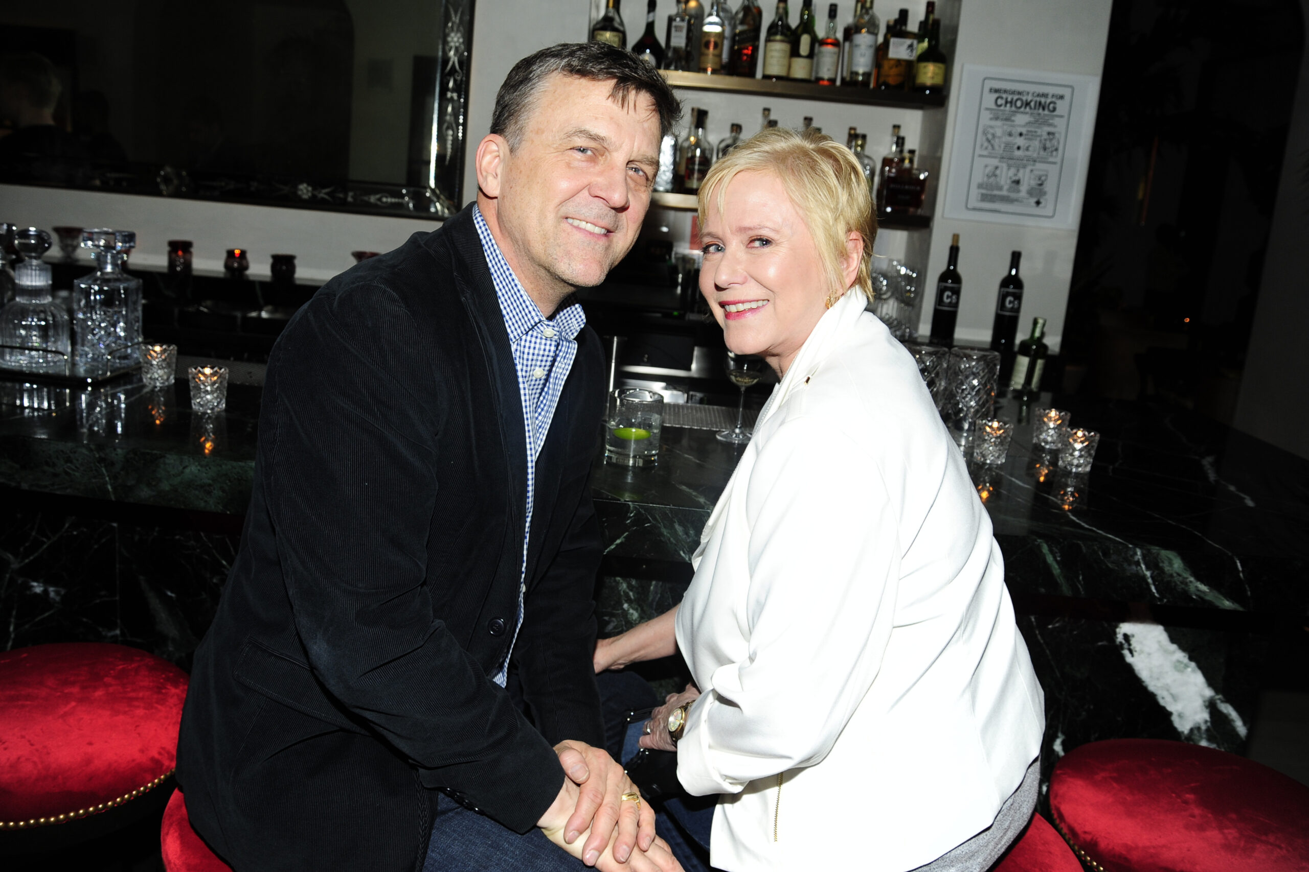 Eve Plumb and her husband Ken Pace in New York in 2019 | Source: Getty Images